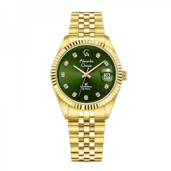 Alexandre Christie AC 5013 Gold Green LDBGPGN